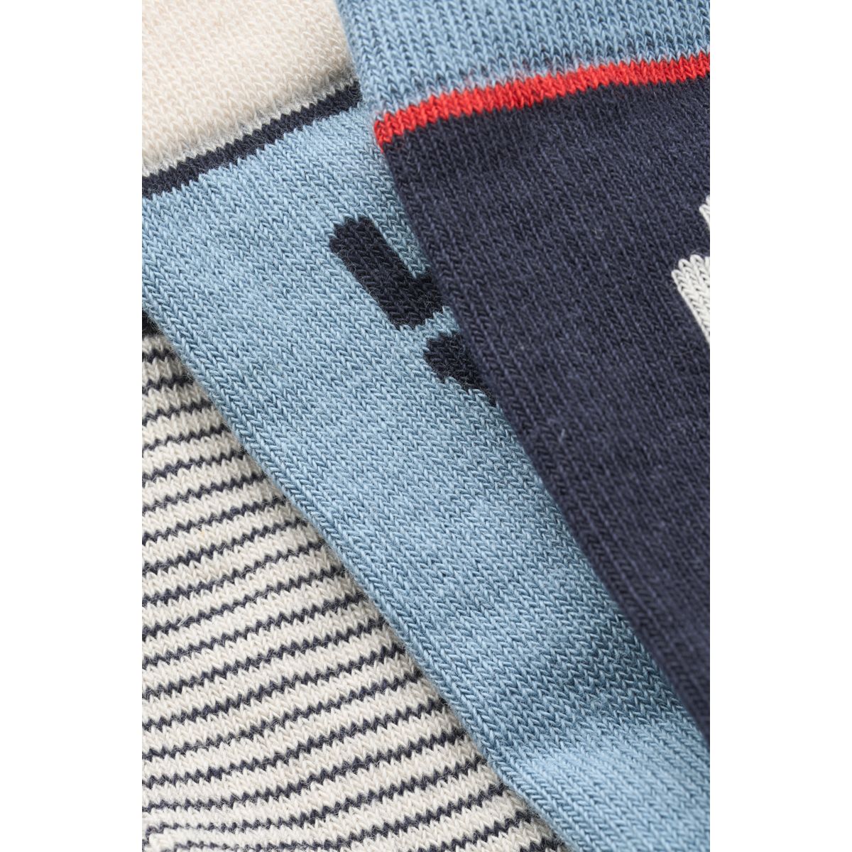 Liewood Chaussettes SILAS, Lot de 3 paires - Beach blue / Classic navy Stripe mix - Chaussettes/Bas