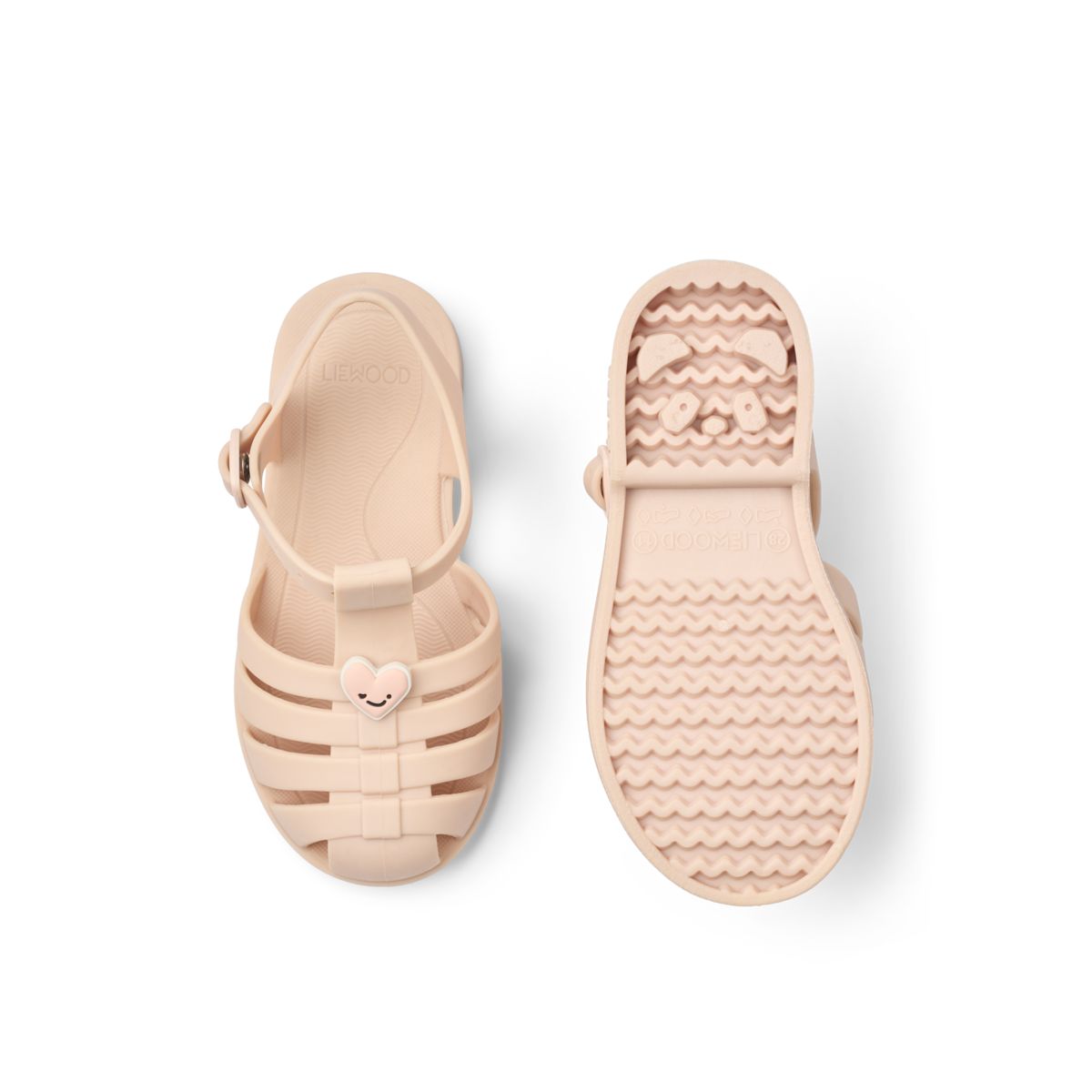 Liewood Sandales de plage avec Breloques BRE - Sweethearts / Sorbet rose - Sandales de plage
