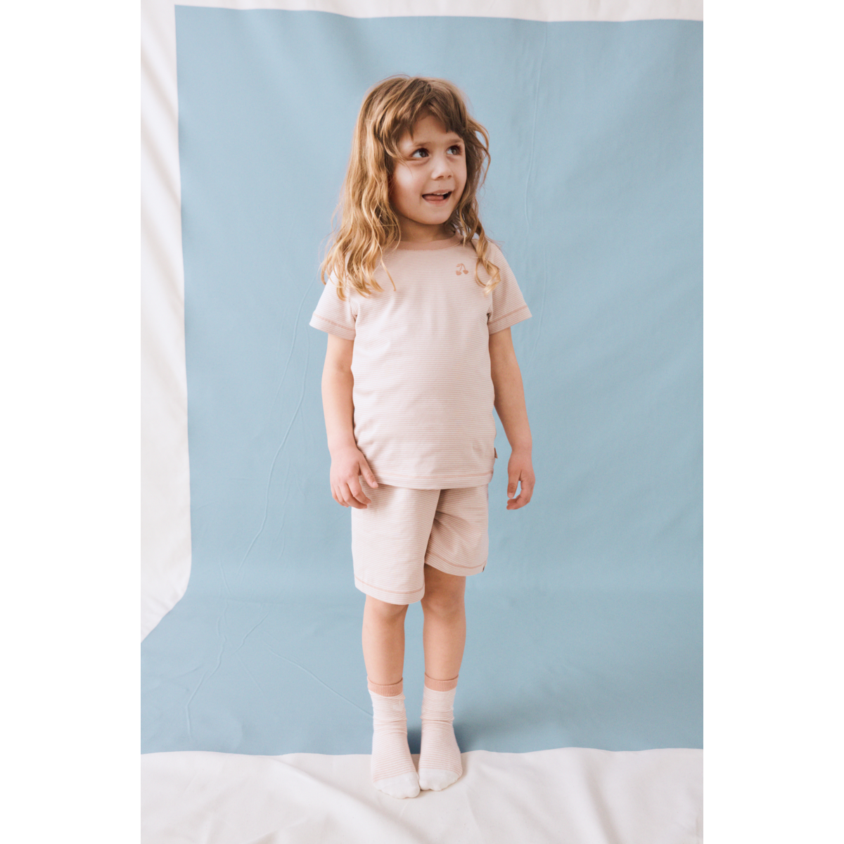 Liewood Ensemble rayé ILFORD - Y/D Sandy / Pale tuscany stripe - Ensemble