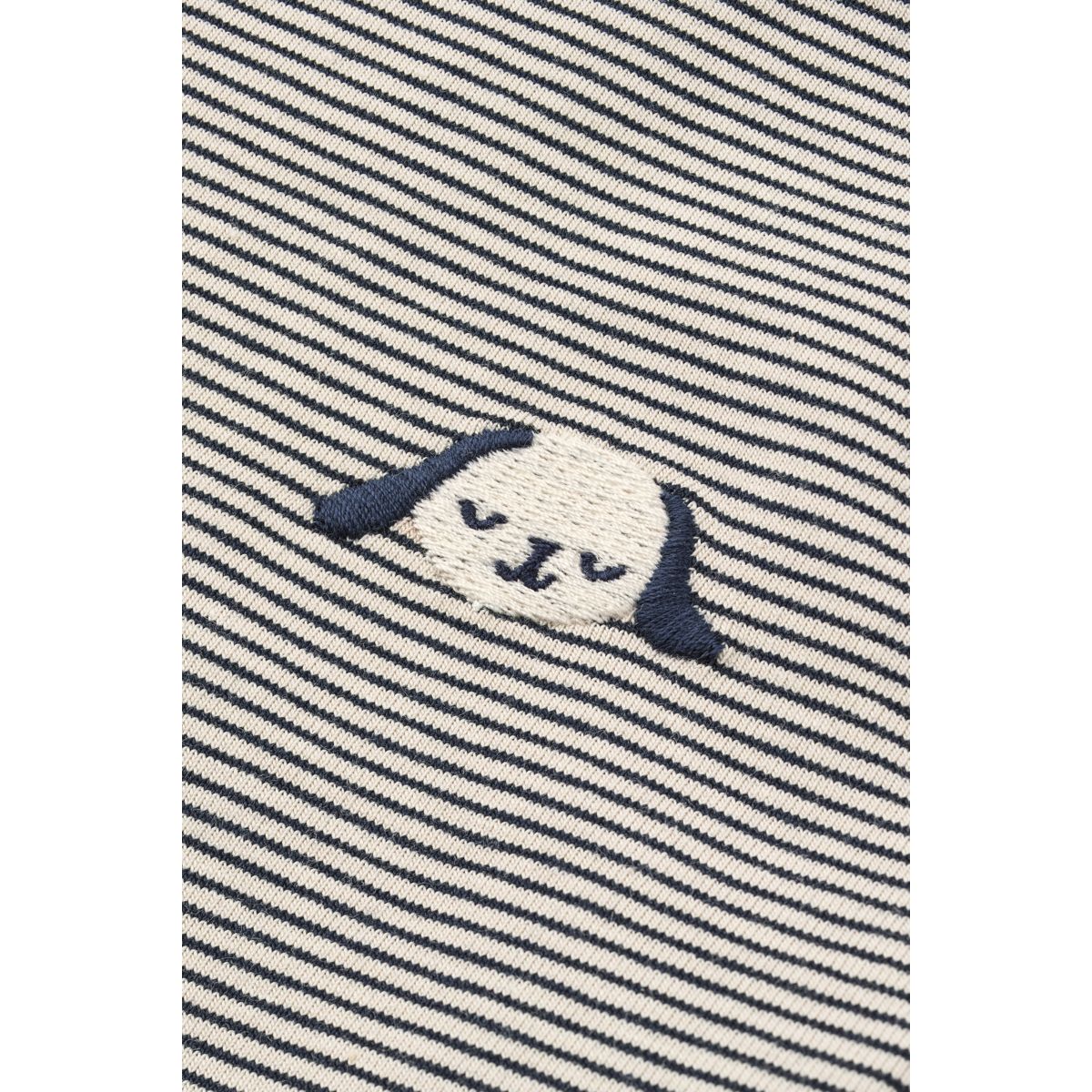 Liewood Pyjama rayé WILHELM Grow - Y/D Sandy / Classic navy stripe - Ensemble pyjama