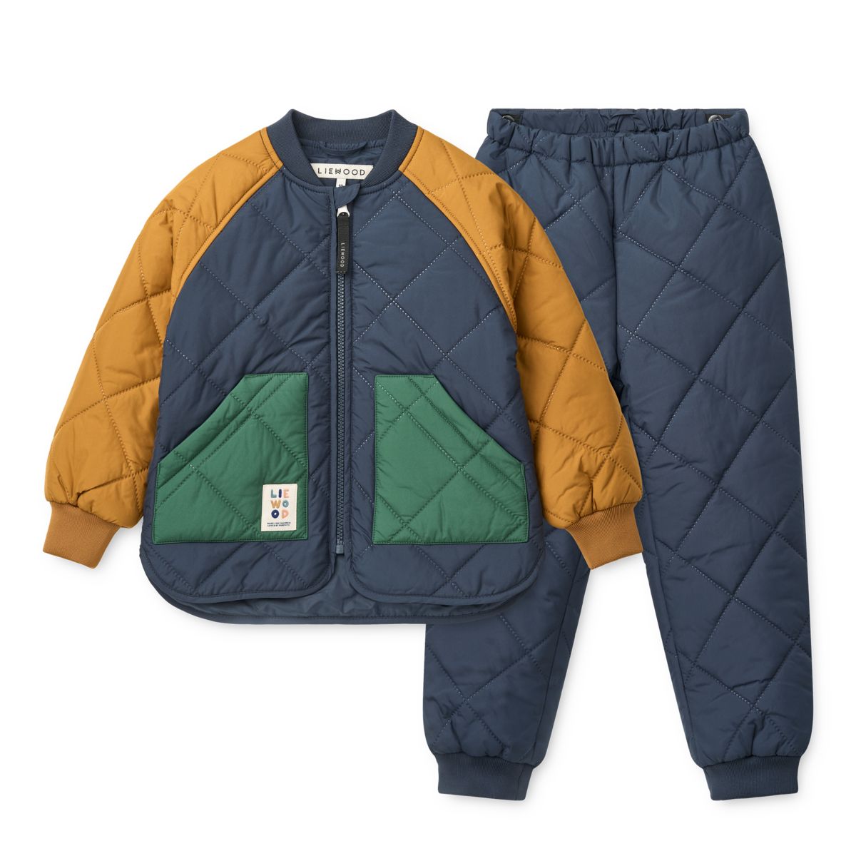 Liewood Ensemble thermique ZELLA - Classic navy multi mix - Ensemble