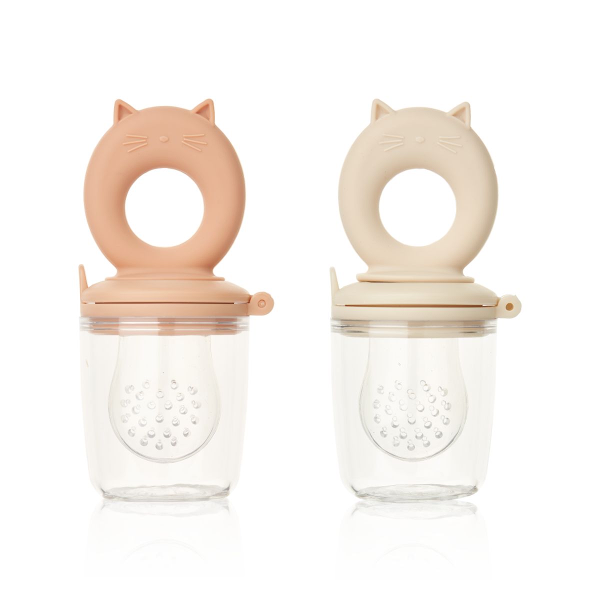 Liewood Lot de 2 tétines alimentaires Miranda - Tuscany rose / Apple blossom - Tétine grignoteuse