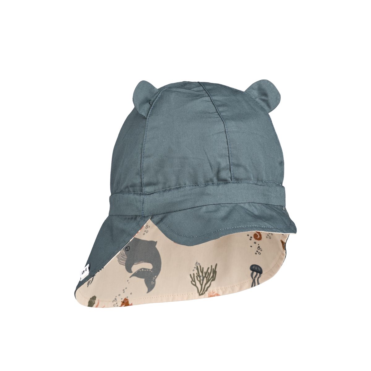 Liewood Chapeau de soleil réversible Gorm - Sea creature / Sandy - Chapeaux & Casquettes