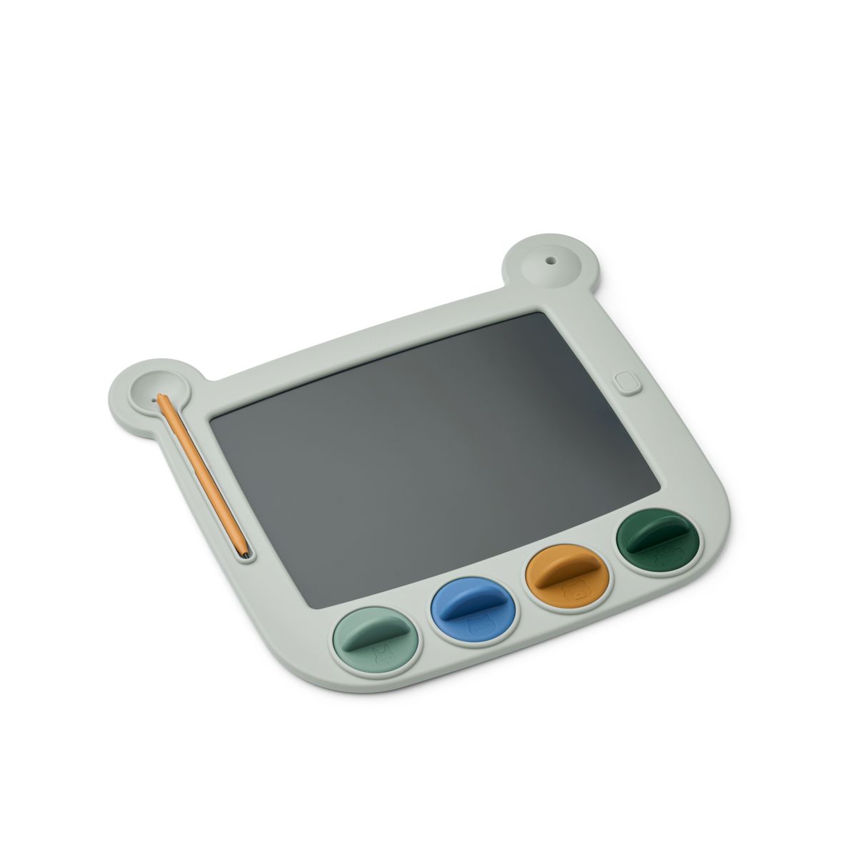 Liewood Planche à Dessin LCD avec Tampons VENZORA - Dove blue multi mix - Jouets créatifs