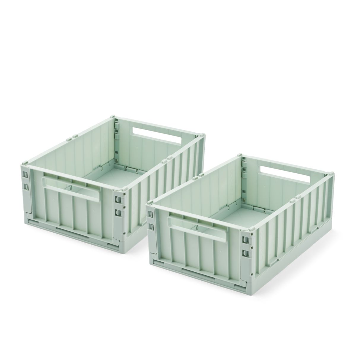 Liewood Boîtes de Rangement WESTON - MOYEN, Lot de 2 - Light Peppermint - Boîtes de rangement
