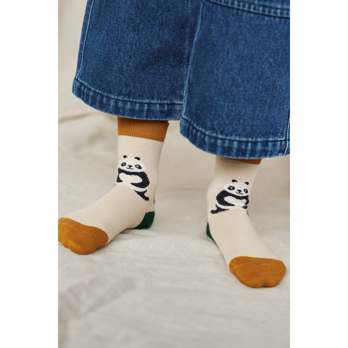 Liewood Chaussettes SILAS, Lot de 3 paires - Around the world / Sandy - Chaussettes/Bas