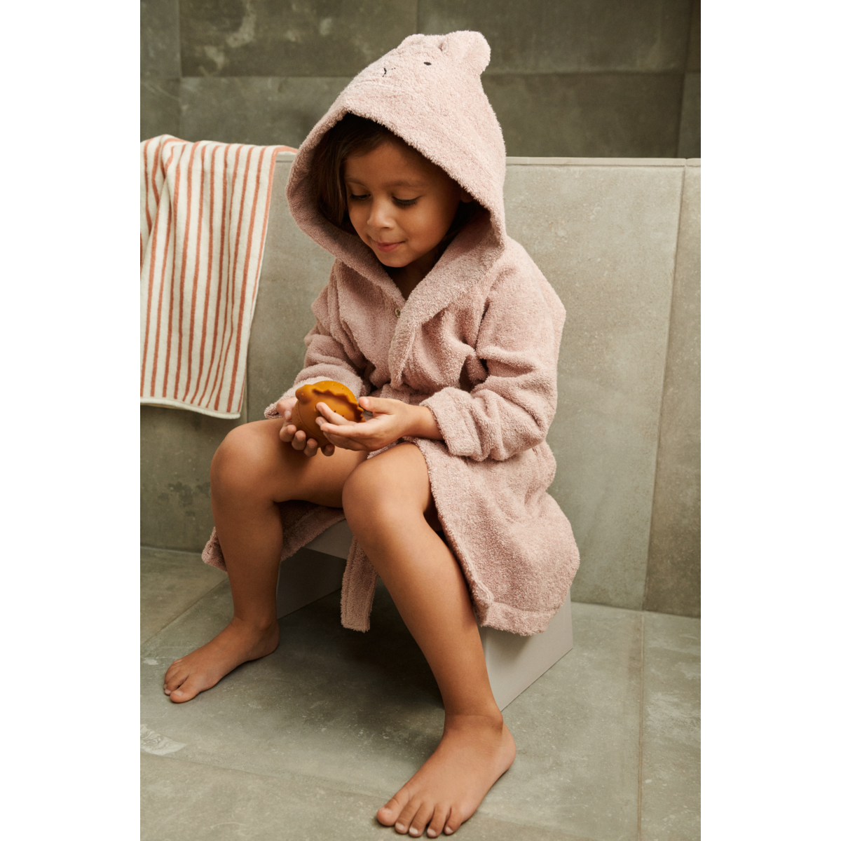 Liewood Peignoir Lily - Rabbit rose - Peignori / Poncho