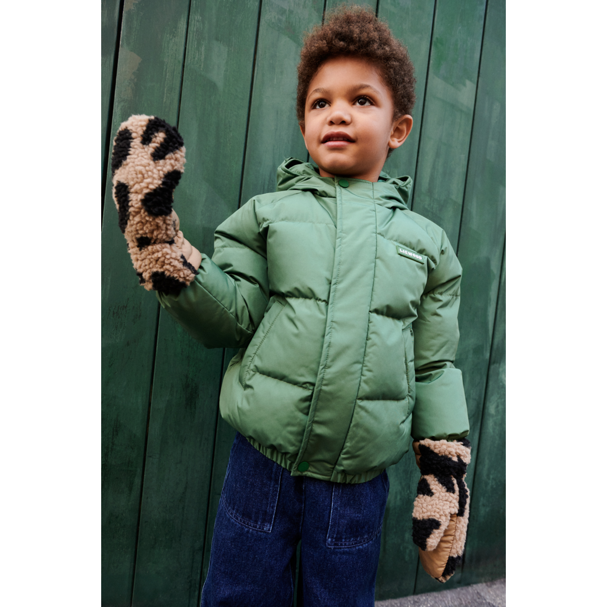 Liewood Gants Polaire GRETHE - Mega leo / Oat mix - Gants