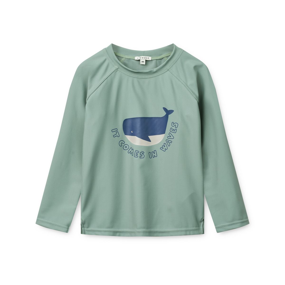 Liewood T-Shirt De Bain À Manches Longues Noah - It comes in waves / Peppermint - T-shirt de bain
