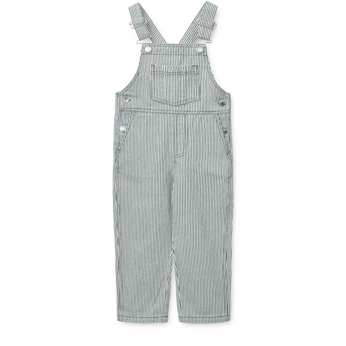 Liewood Salopette en Jean à Rayures DELANI - Classic navy / Creme de la creme - Salopette