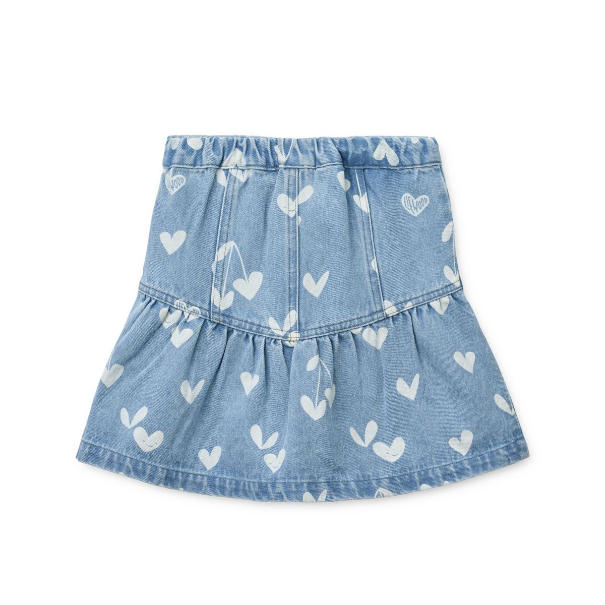 Liewood Jupe en Jean à Imprimé DAYLA - Sweethearts / light blue denim - Jupes