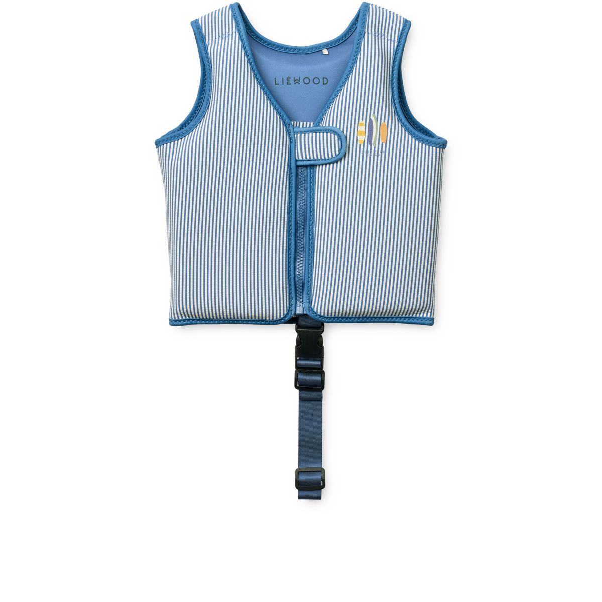 Liewood Gilet de Bain en Tissu Gaufré DOVE - Y/D stripe Riverside / Creme de la creme - Gilet de natation