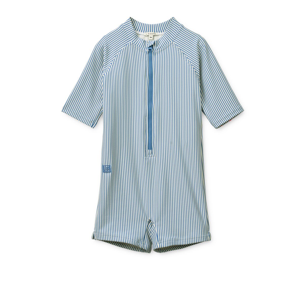 Liewood Combinaison de bain Seersucker Max - Riverside / Creme de la creme - Maillot de bain