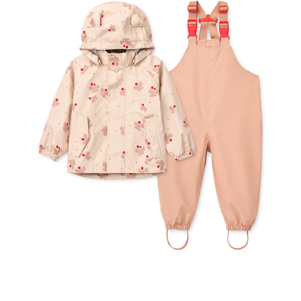 Liewood Ensemble Imperméable MANU - Butterfly / Apple blossom - Ensemble