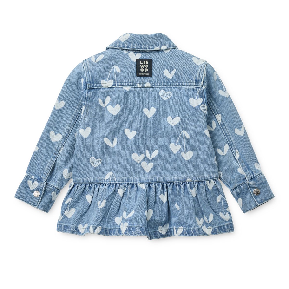 Liewood Surchemise en Jean à Imprimé KENZA - Sweethearts / light blue denim - Veste