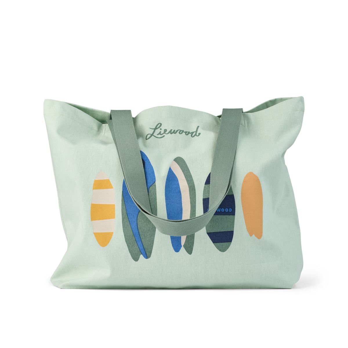 Liewood Grand TOTE BAG - Boards / Light peppermint - Sac fourre-tout
