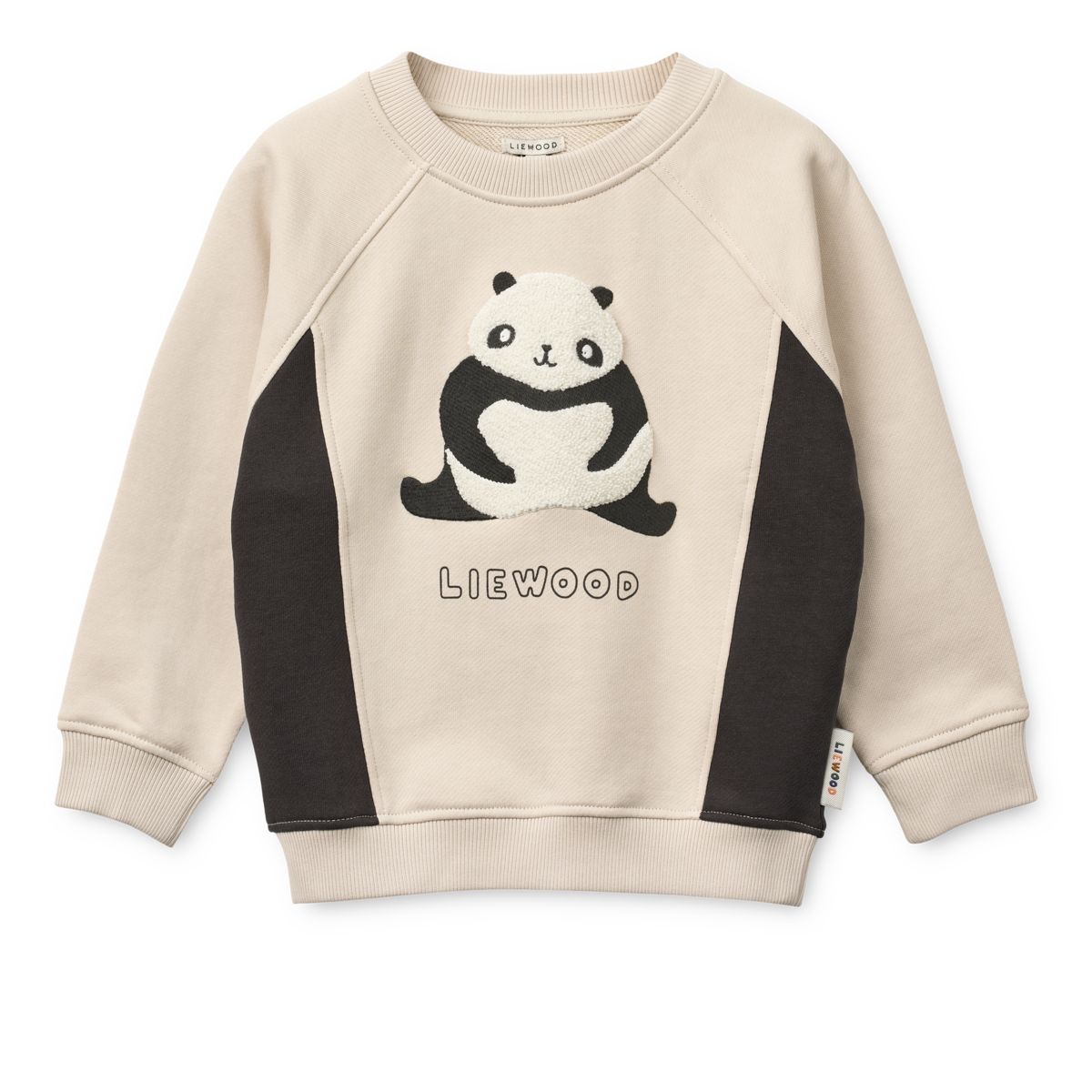 Liewood Sweat à Motif AUDE - Panda / Sandy / dark grey - Pull