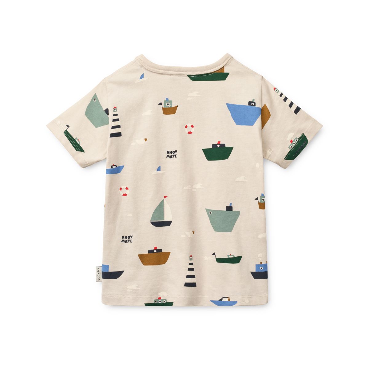 Liewood T-shirt à Manches Courtes à Imprimé APIA - Sailing / Sandy - T-shirt