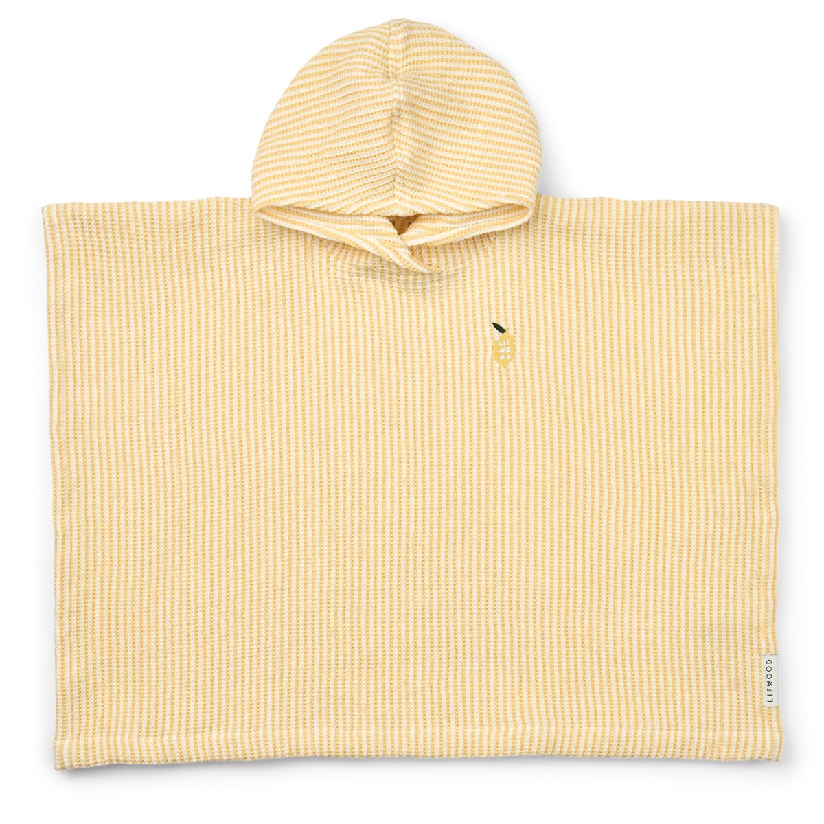 Liewood Poncho broderie PACO - Lemon yellow / creme de la creme - Peignori / Poncho