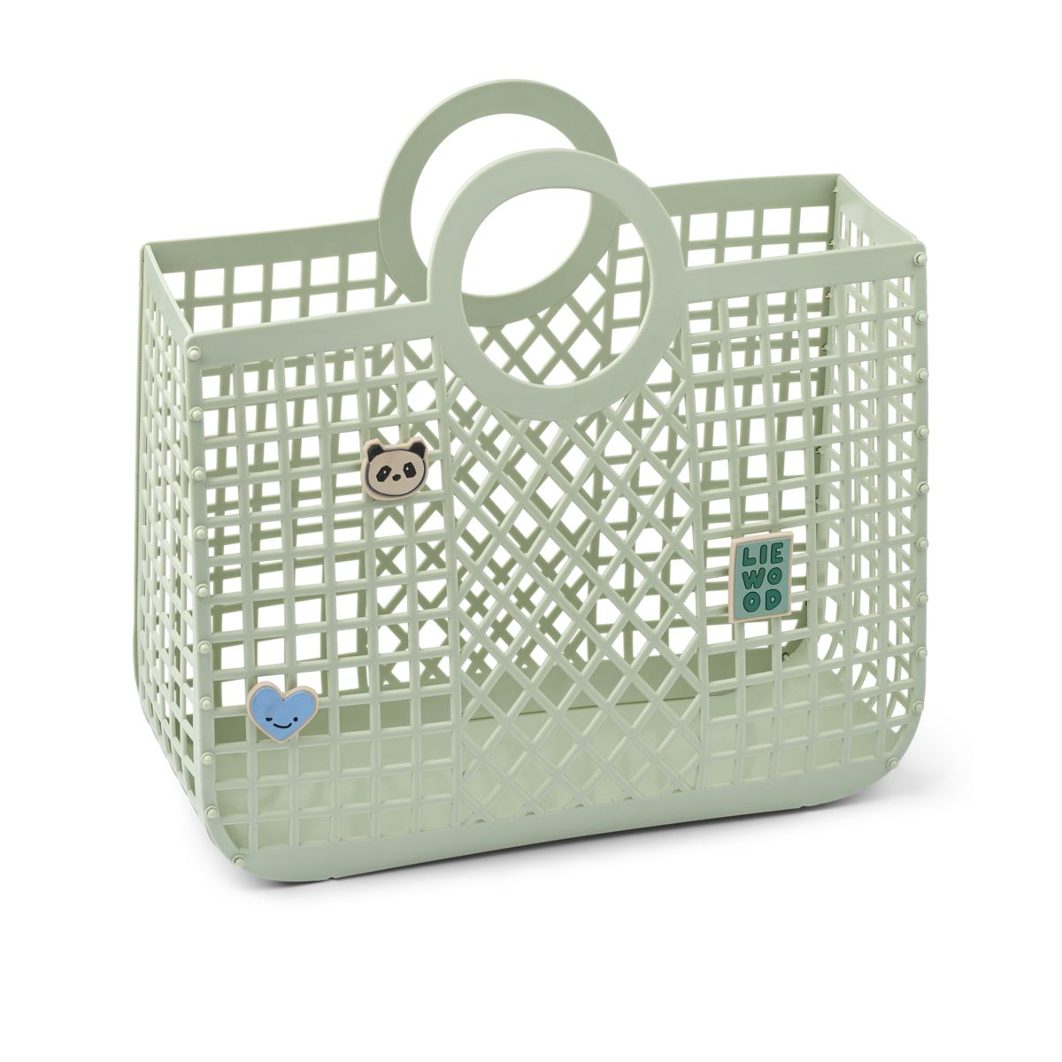 Liewood Panier avec Breloques BLOOM - Light Peppermint - SAC DE LA BASKETTE