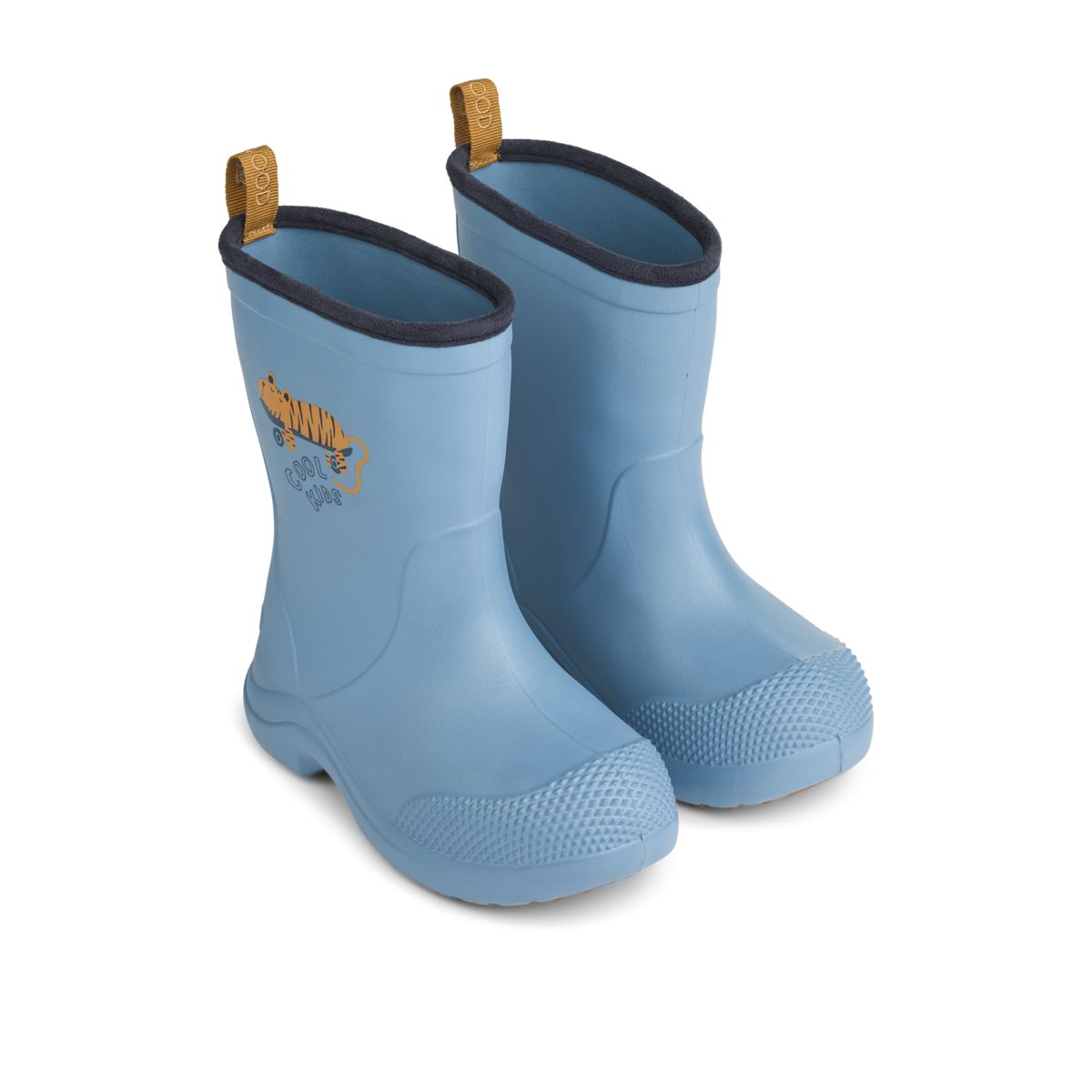 Liewood Bottes de pluie ASTON - Tiger / Beach blue - RAIN BOOTS