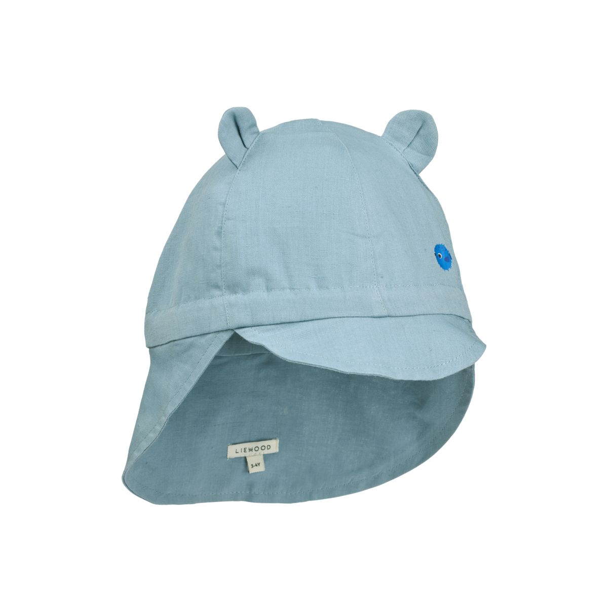 Liewood Chapeau de soleil en lin Gorm - Beach blue - Chapeaux & Casquettes