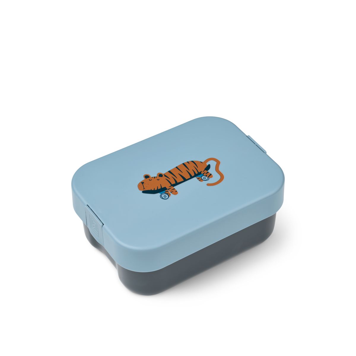Liewood Boîte à déjeuner KAMIL - Tiger / Beach blue - Boîte à goûter