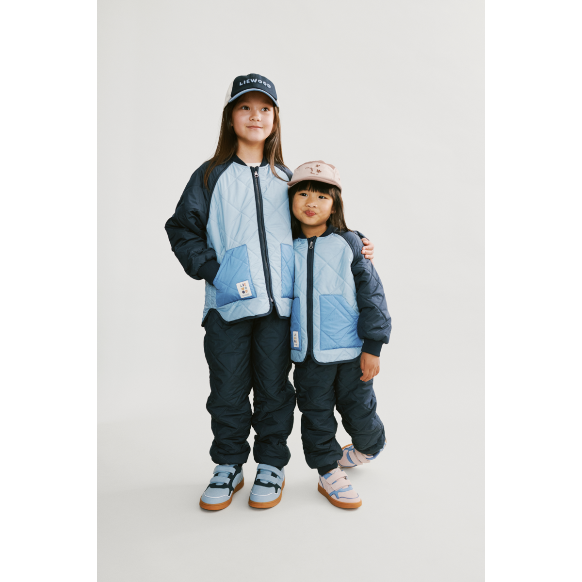 Liewood Ensemble thermique ZELLA - Beach blue / Classic navy / mix - Ensemble