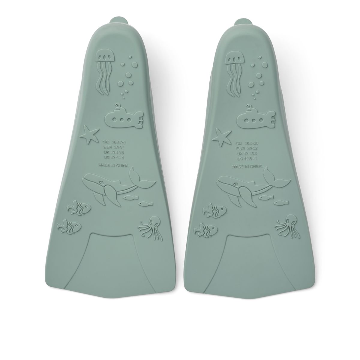 Liewood Palmes de Natation GUSTAV - Sea / Peppermint - Palmes de natation