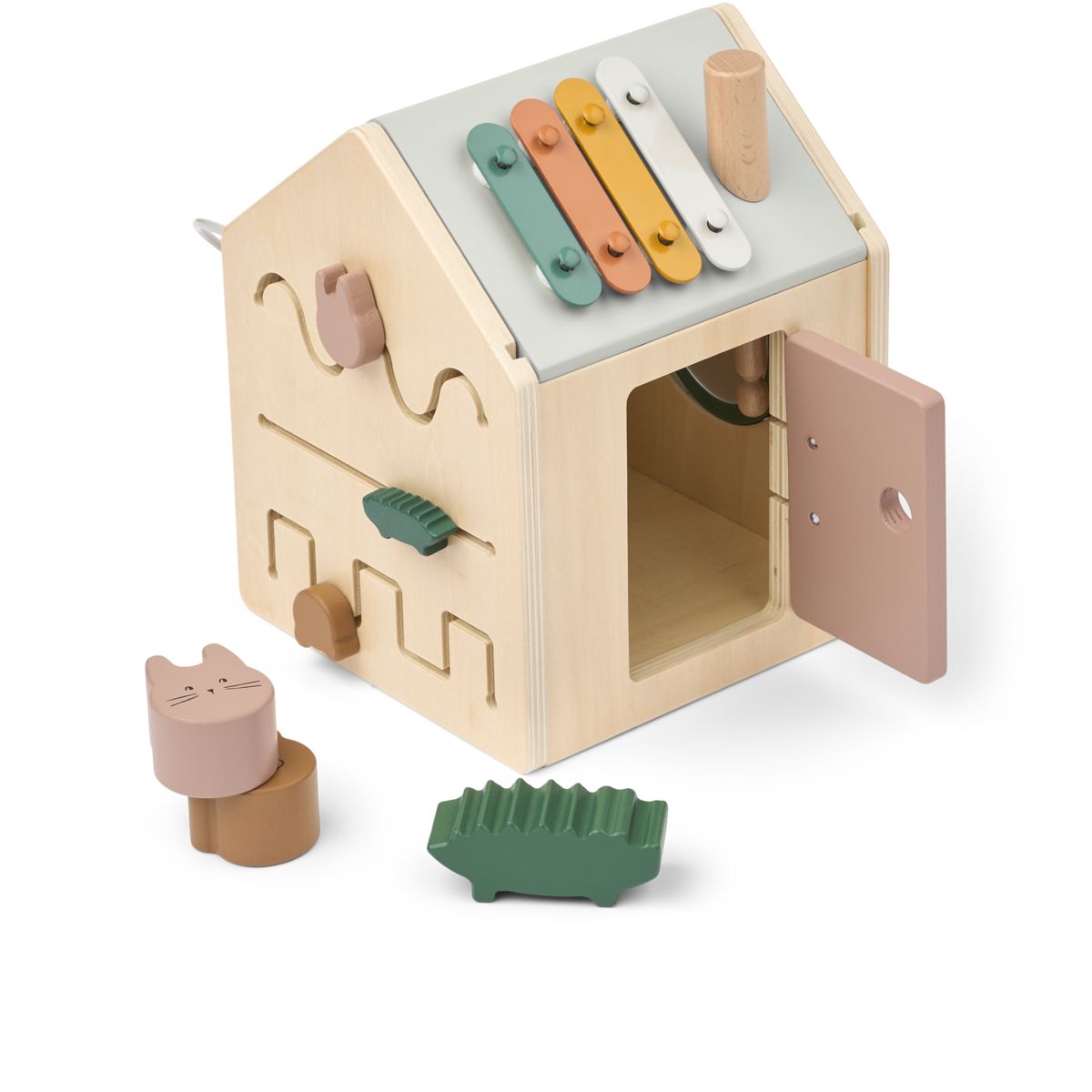 Liewood Cube d'Éveil LUCAS - Tuscany rose multi mix - JOUET D'ACTIVITÉ