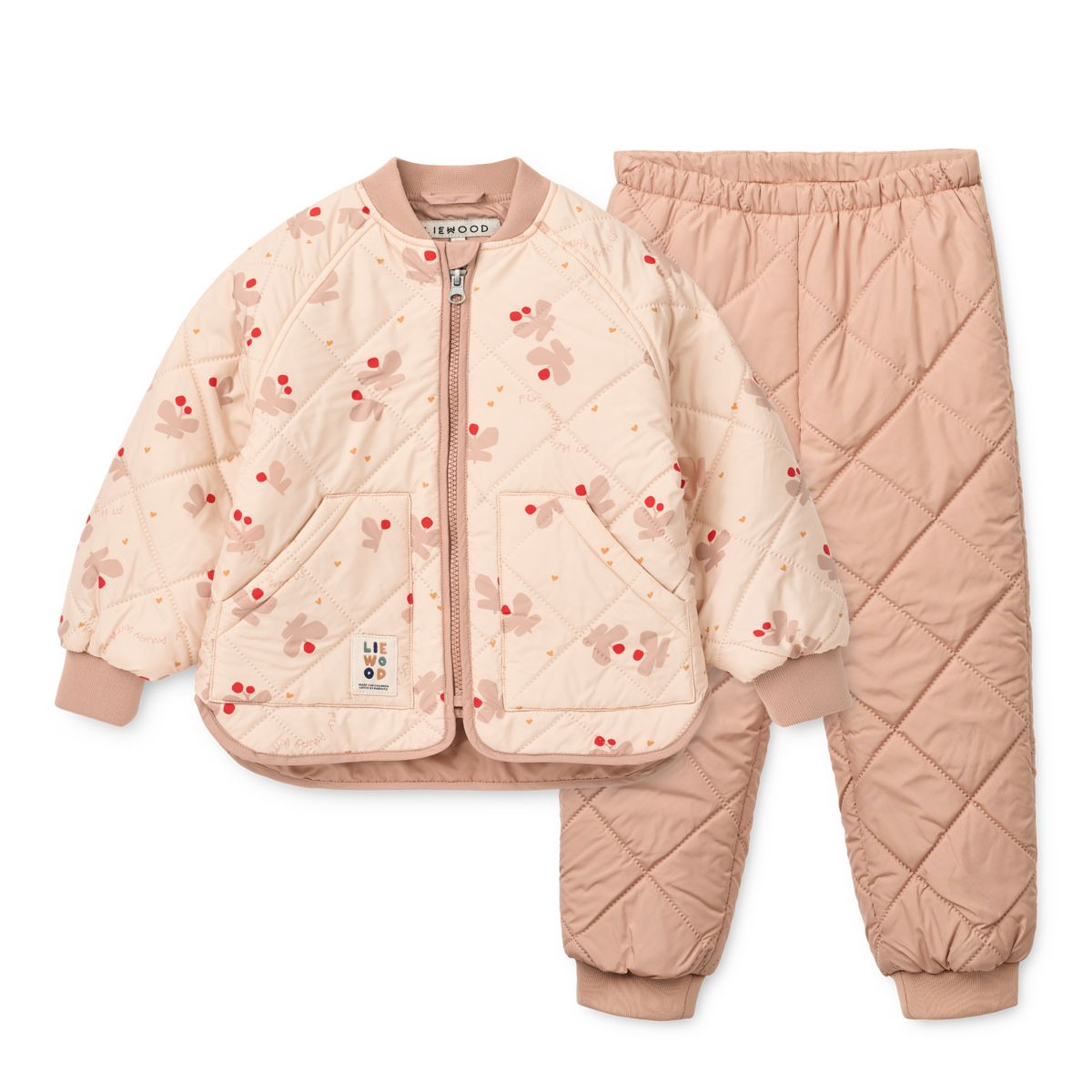 Liewood Ensemble thermique ZELLA - Butterfly / Apple blossom - Ensemble
