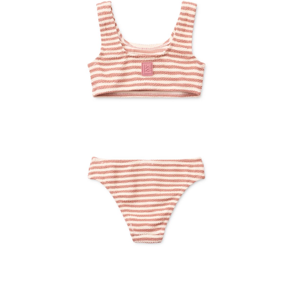 Liewood Bikini à Rayures BELLO - Coral blush / Creme de la creme - Bikini