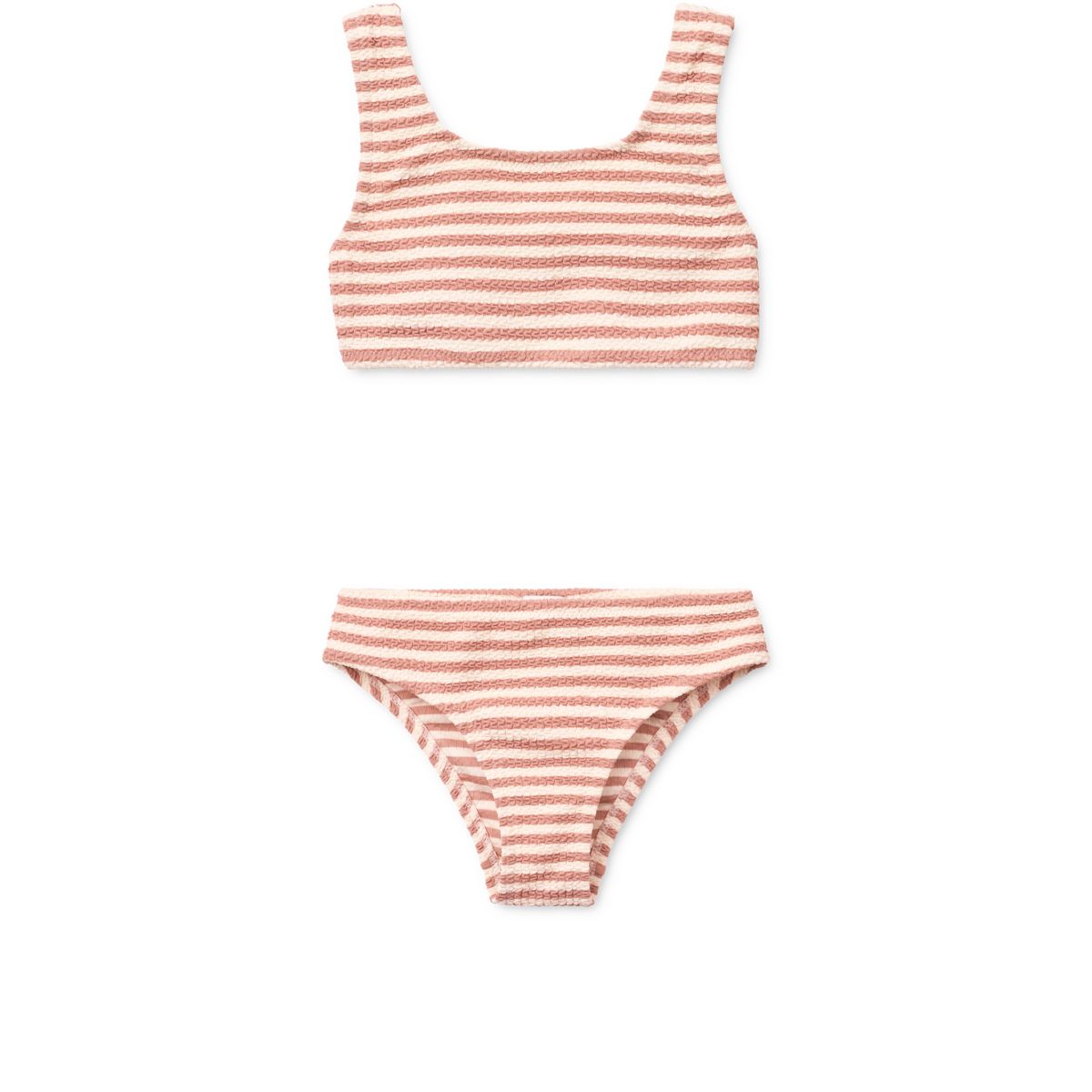 Liewood Bikini à Rayures BELLO - Coral blush / Creme de la creme - Bikini