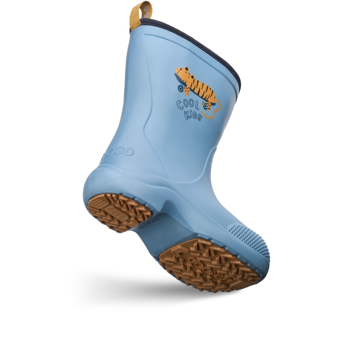 Liewood Bottes de pluie ASTON - Tiger / Beach blue - RAIN BOOTS