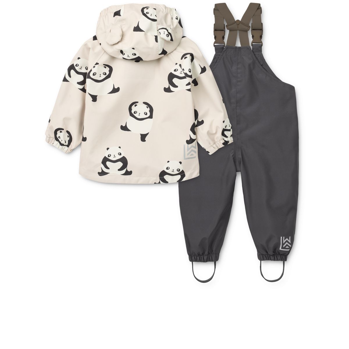 Liewood Ensemble Imperméable MANU - Panda / Sandy - Ensemble