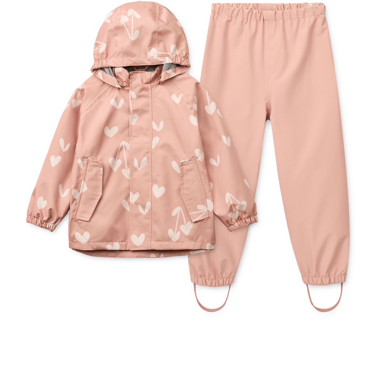Liewood Ensemble Imperméable PEDIA - Sweethearts / Pale tuscany - Ensemble
