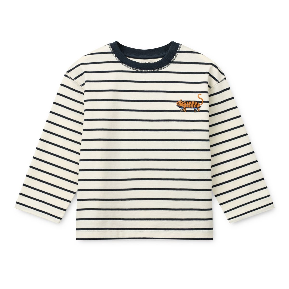 Liewood T-shirt à Manches Longues à Rayures TYLER - Y/D stipes Classic navy / Creme de la creme - T-shirt
