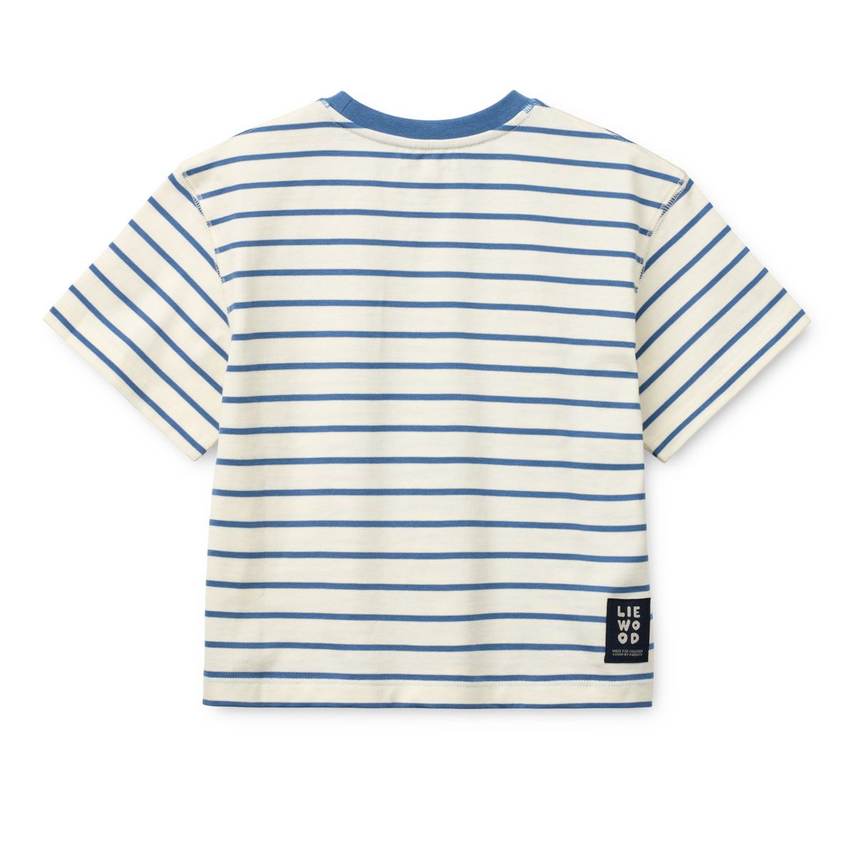 Liewood T-shirt à Manches Courtes et à Rayures TYLER - Riverside / Creme de la creme - T-shirt