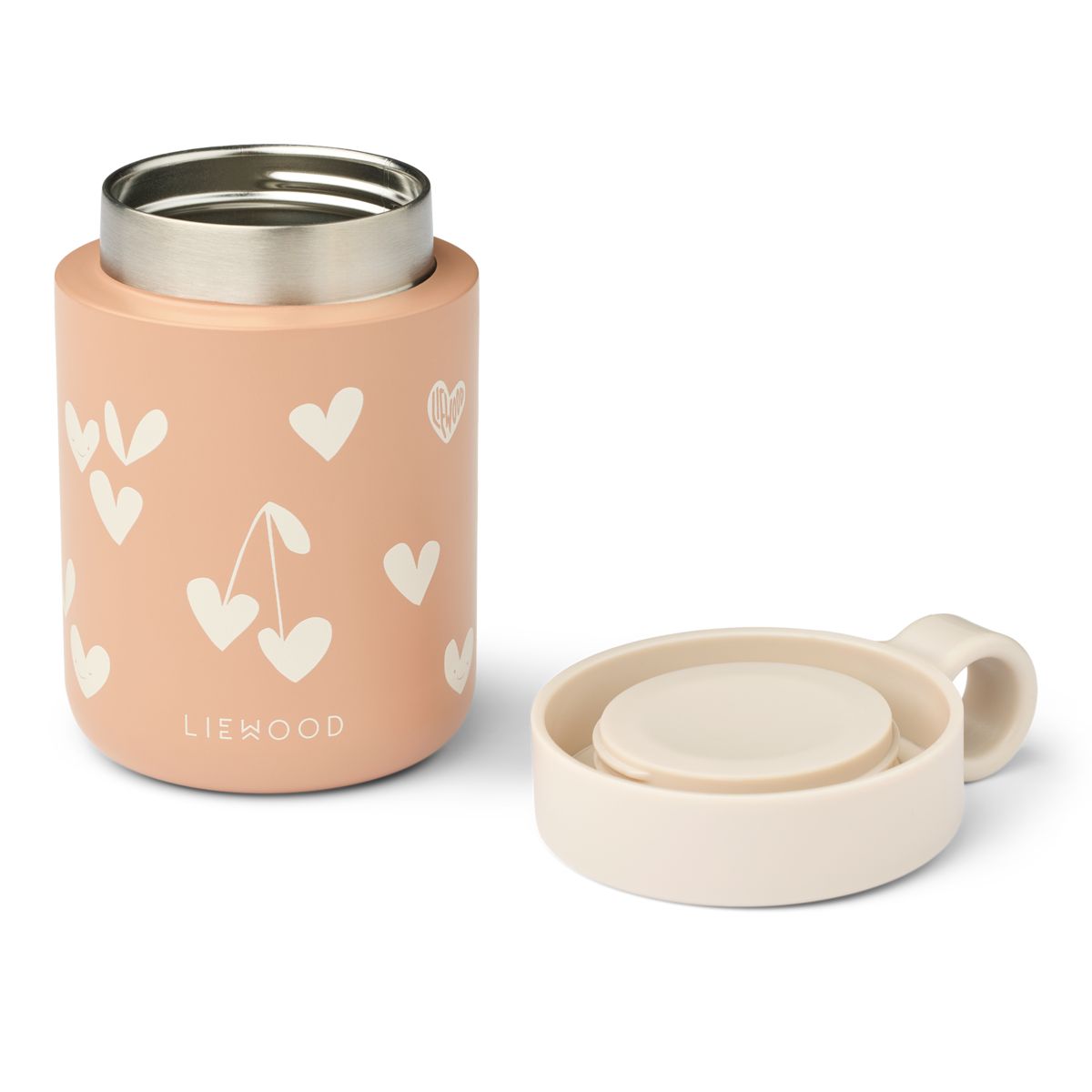 Liewood Bocal alimentaire KIANI - Sweethearts / Pale tuscany - La boîte alimentaire