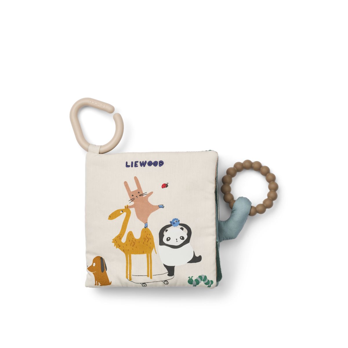 Liewood Livre en Tissu FEY - Around the world / Sandy - Livre en tissu