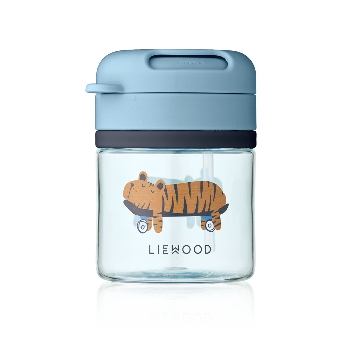 Liewood Gobelet à paille PAVIA en Tritan - Fun / Beach blue - Gobelet