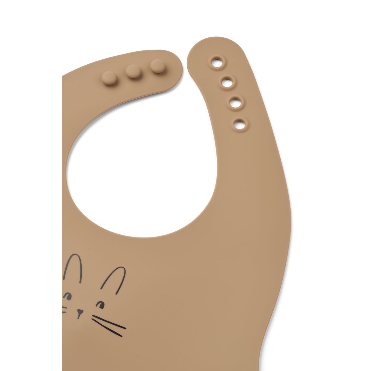Liewood Bavoirs à Imprimé EMBER, Lot de 2 - Rabbit Sandy / Oat - Bavoir