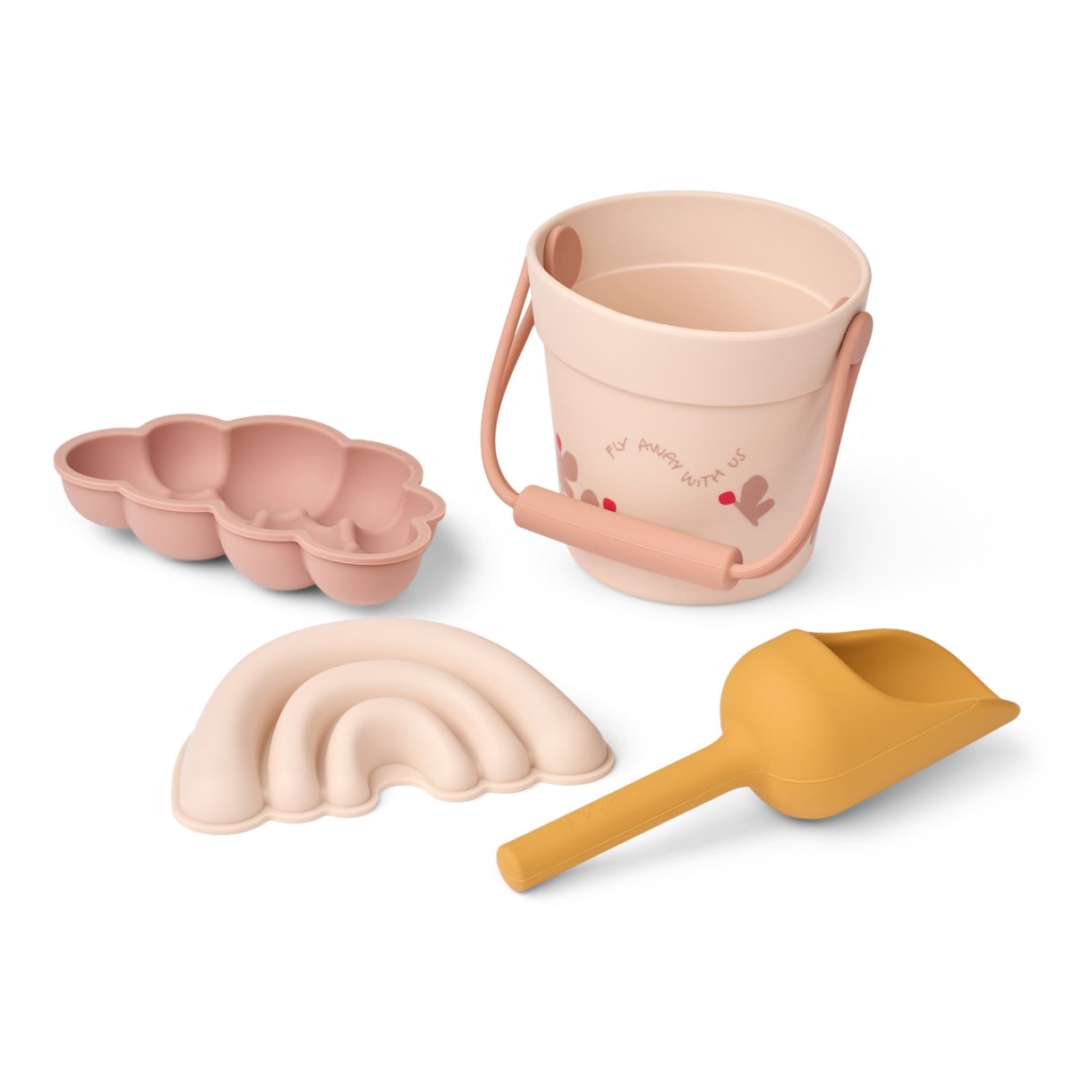 Liewood Mini Ensemble de Plage Papillon KIT - Butterfly / Apple blossom - JOUETS EN SABLE