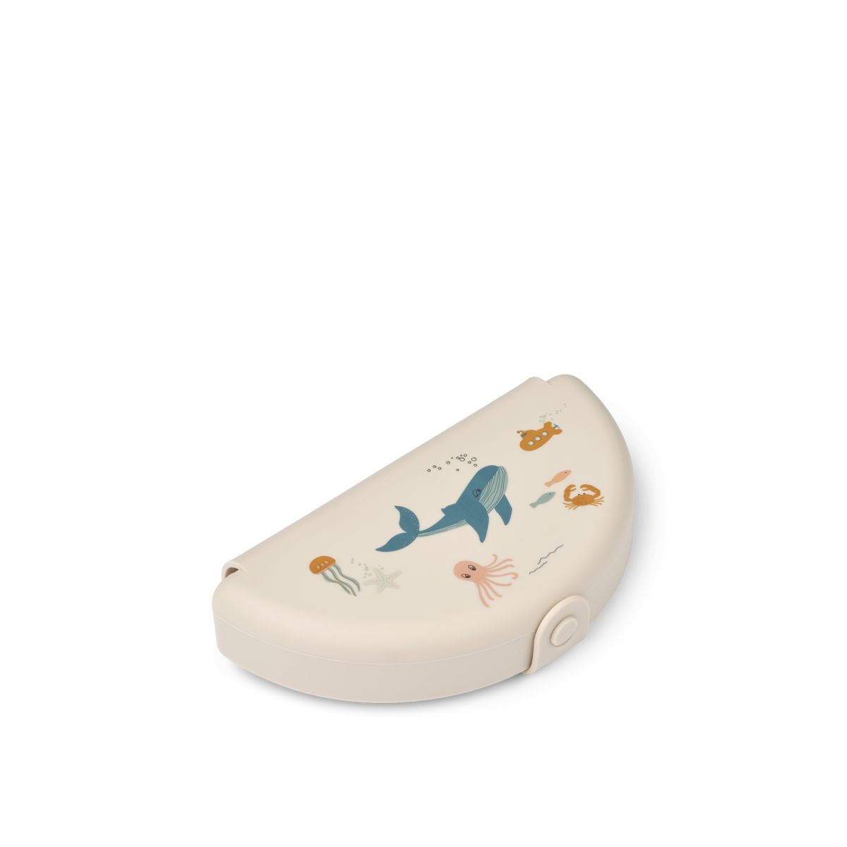 Liewood Boîte à goûter pliable Eugene - Sea creature / Sandy - Boïte à goûter
