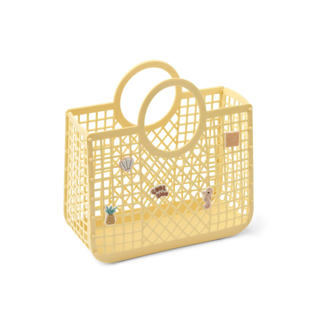 Liewood Panier Samantha avec breloques - Lemonade - SAC DE LA BASKETTE