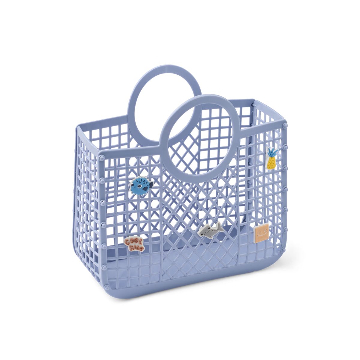 Liewood Panier Samantha avec breloques - Dusty lavender - SAC DE LA BASKETTE