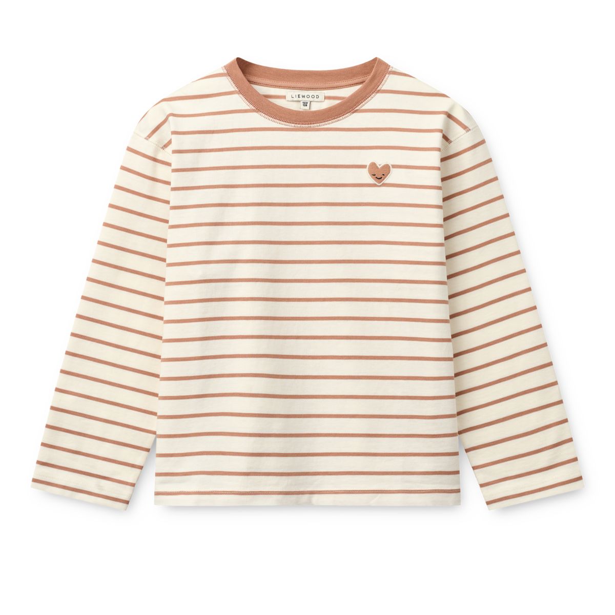 Liewood T-shirt à Manches Longues à Rayures TYLER - Heart Tuscany rose / Creme de la creme - T-shirt