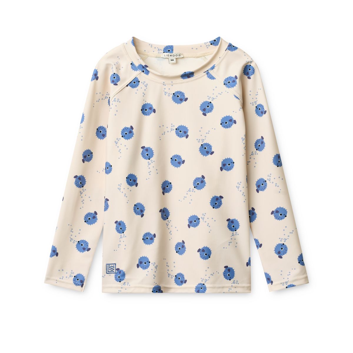 Liewood T-shirt de bain imprimé à manches longues NOAH - Pufferfish / Sandy - T-shirt de bain