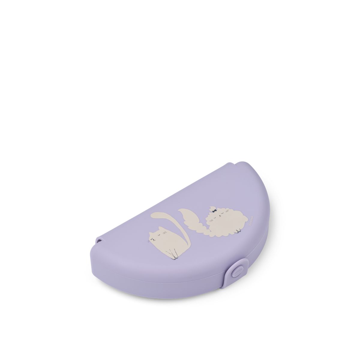 Liewood Boîte à goûter pliable Eugene - Cat / Warm lilac - Boïte à goûter