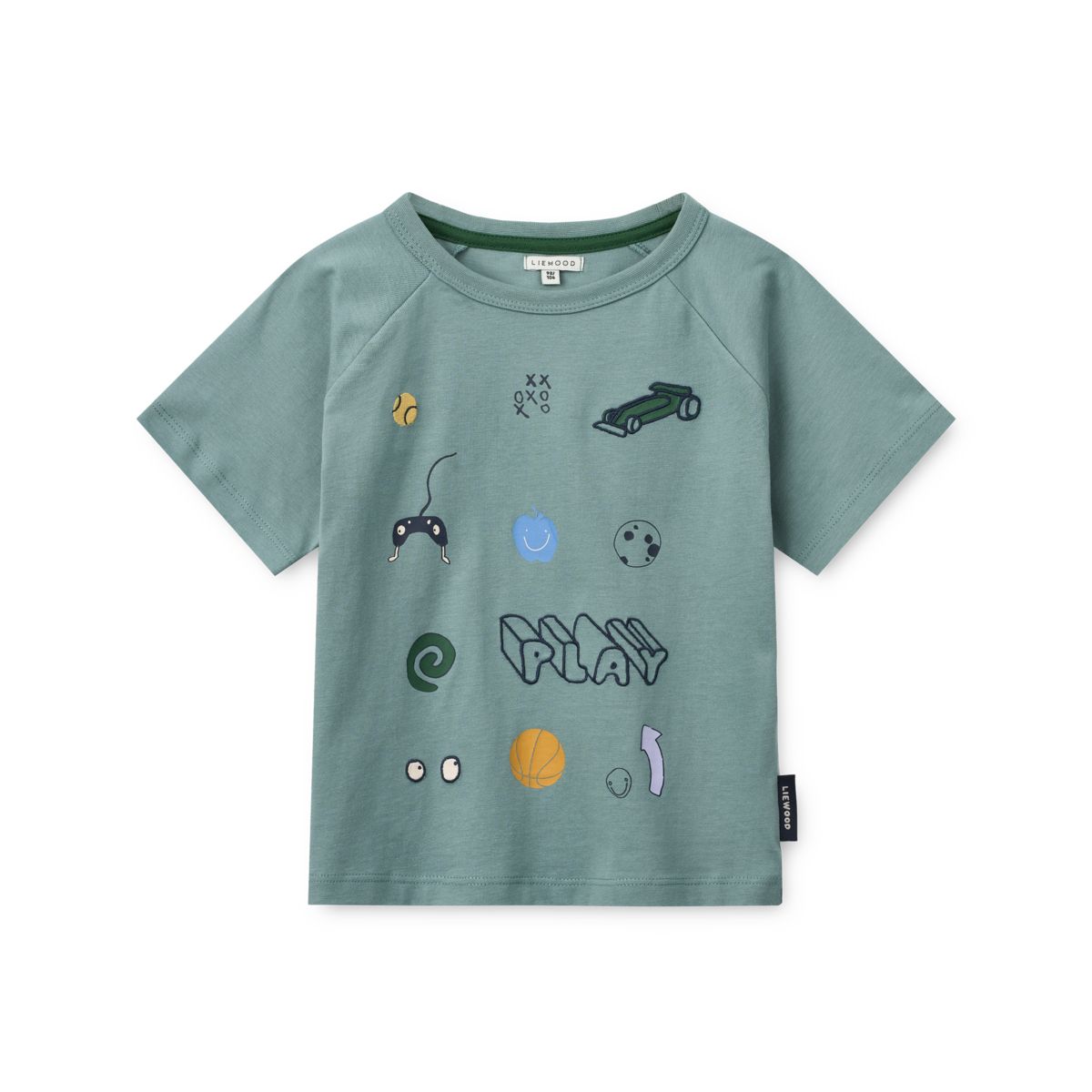 Liewood T-shirt à manches courtes BRODIE - Play / Dusty Peppermint - T-shirt